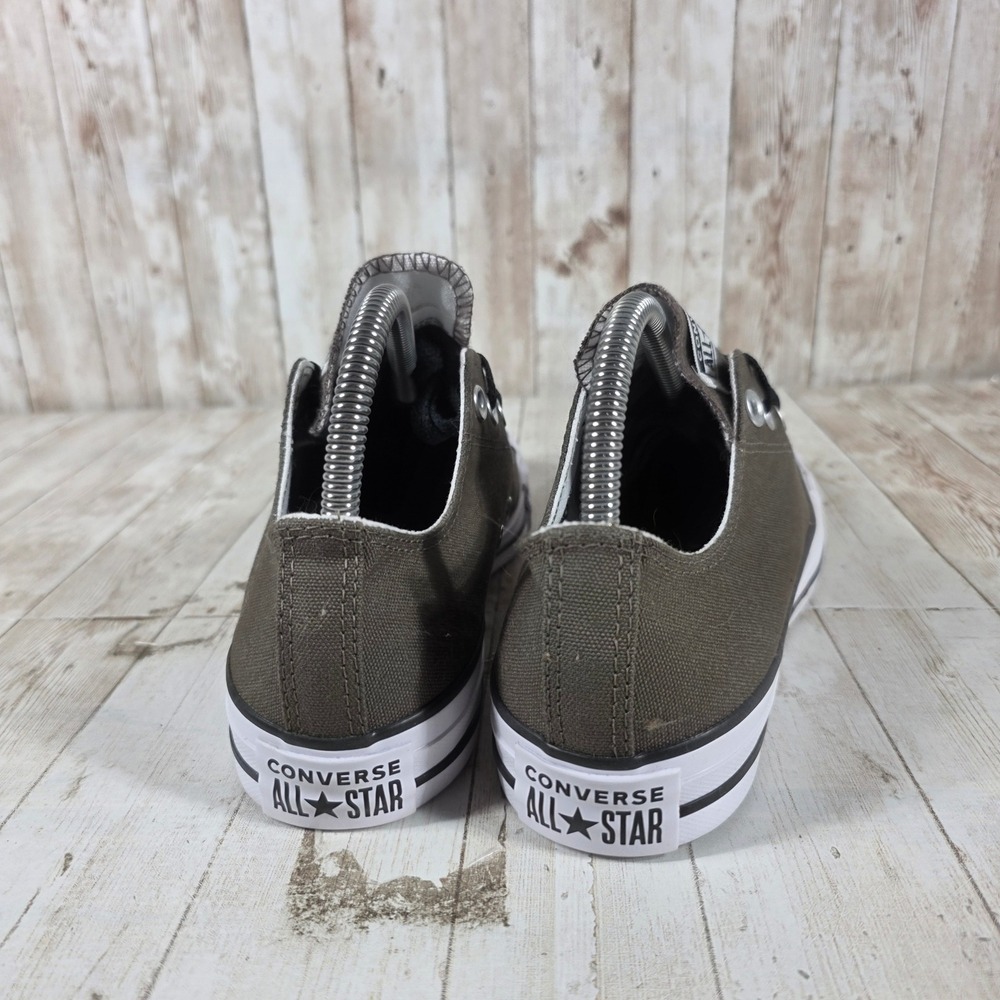 Converse Chuck Taylor All Star Low Top Olive Charcoal Brown Sneakers 152621C 7.5 - Picture 3 of 8